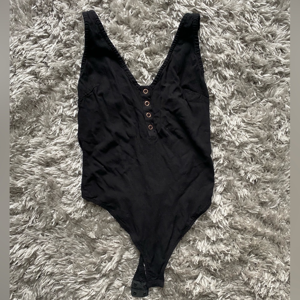 Black Intimately by Free People Thin Strap Bodysuit (S)